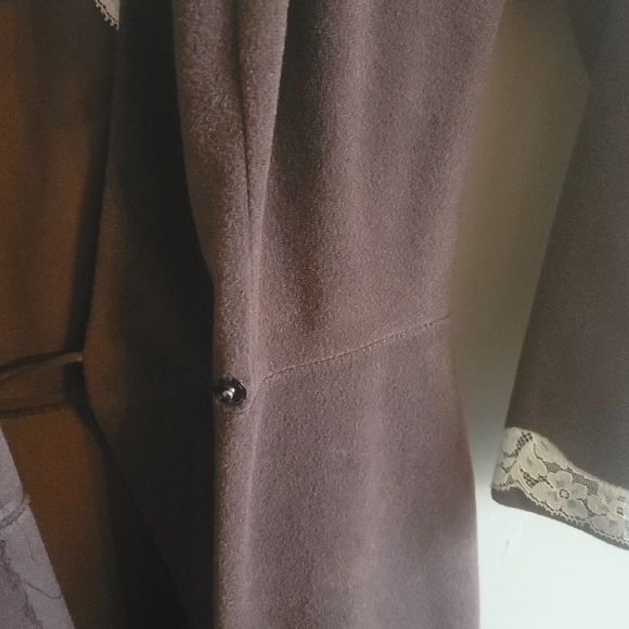Vanity Fair vintage brown house coat size 14 - Picture 4 of 8